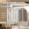 5 Pièces Sacs de Rangement pour Vêtements Suspendus, Housse de Vêtement Transparente Imperméable Anti-poussière, Protecteur de Rangement pour Costumes Robes Manteaux pour Placard & Voyage