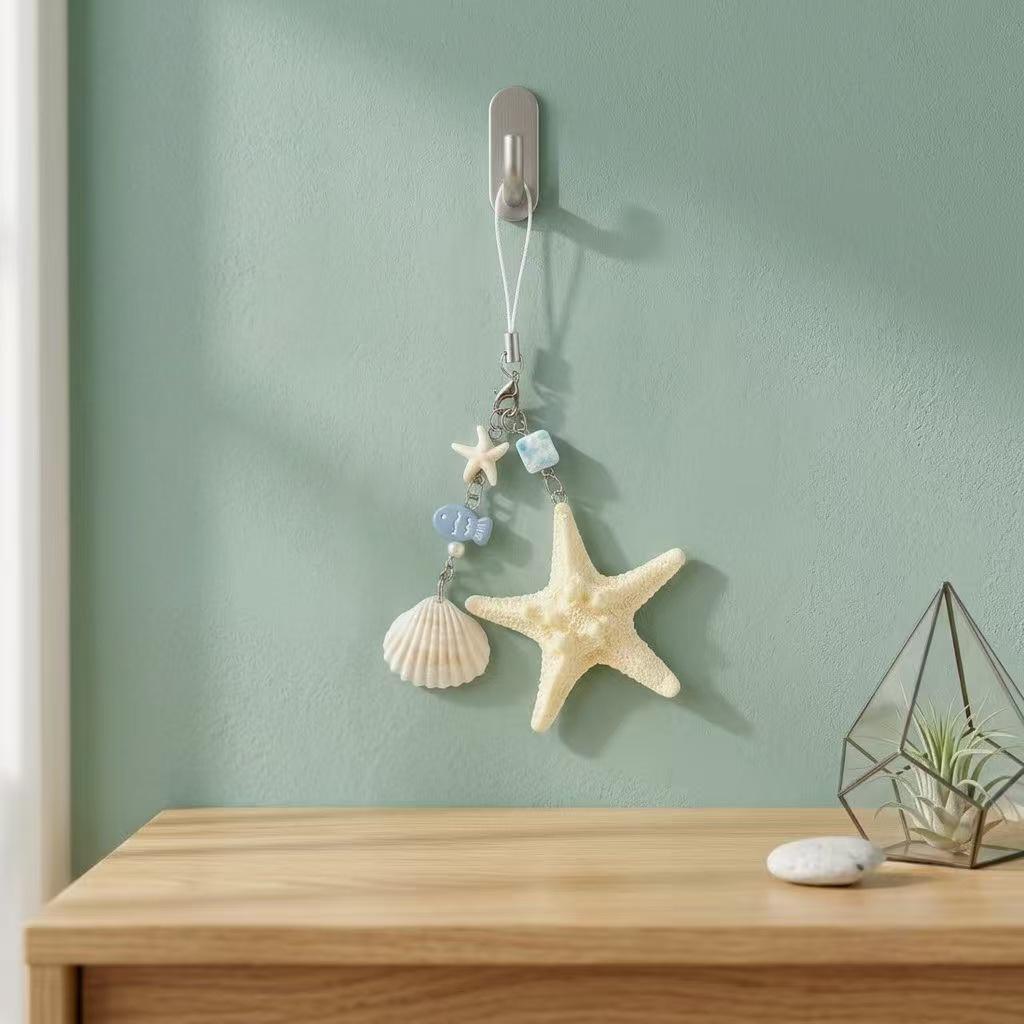 Ocean Collection Marine Life Keychain: European & American Style Pendant Bag Charm
