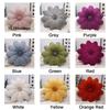 Soft Sunflower Throw Pillow Dutch Velvet Bedroom Pillow Minimalist Round Pillow  Couch Accessory