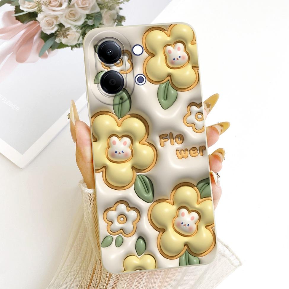 For Vivo Y05 Case Cover Luxury Fashion Cute Cartoon Funny Painted Silicone Funda For VivoY05 Casing