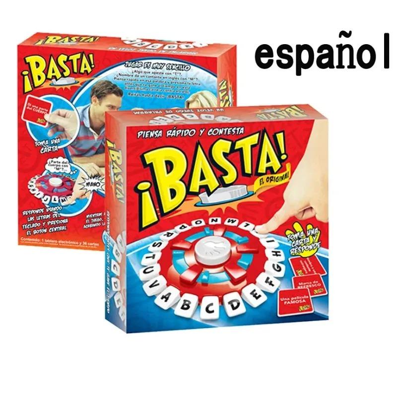 

Новая игра Basta Spanish Tapple Word Game - английская версия игры Tapple. Настольная игра с быстрым мышлением и нажатием букв.