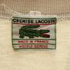 CHEMISE LACOSTE 80s Made in France Vintage Short sleeve Mock neck pique T-shirt Men's Used