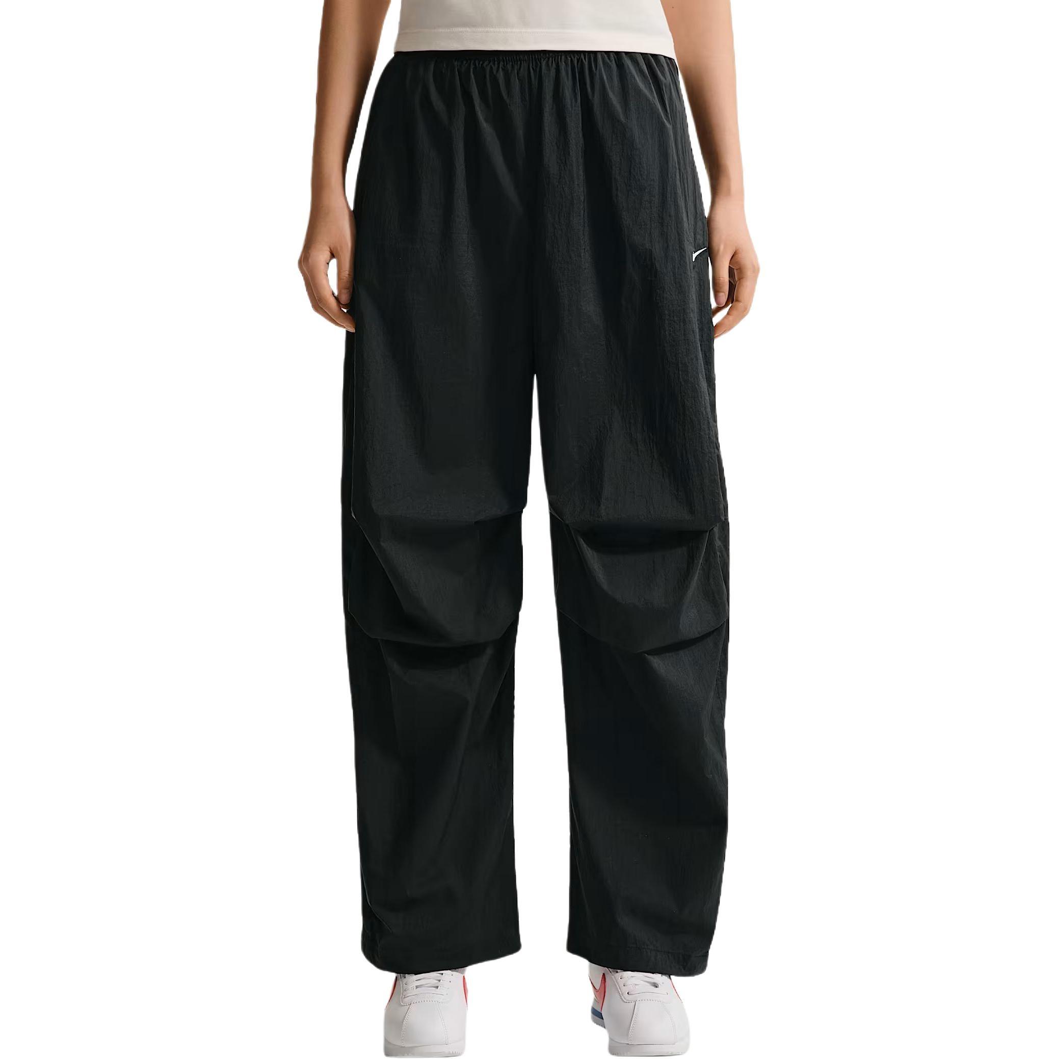 (WMNS) Nike Sportswear Mid-Rise Lightweight UV Pants Asia Sizing Black Women s IO3377-010 L
