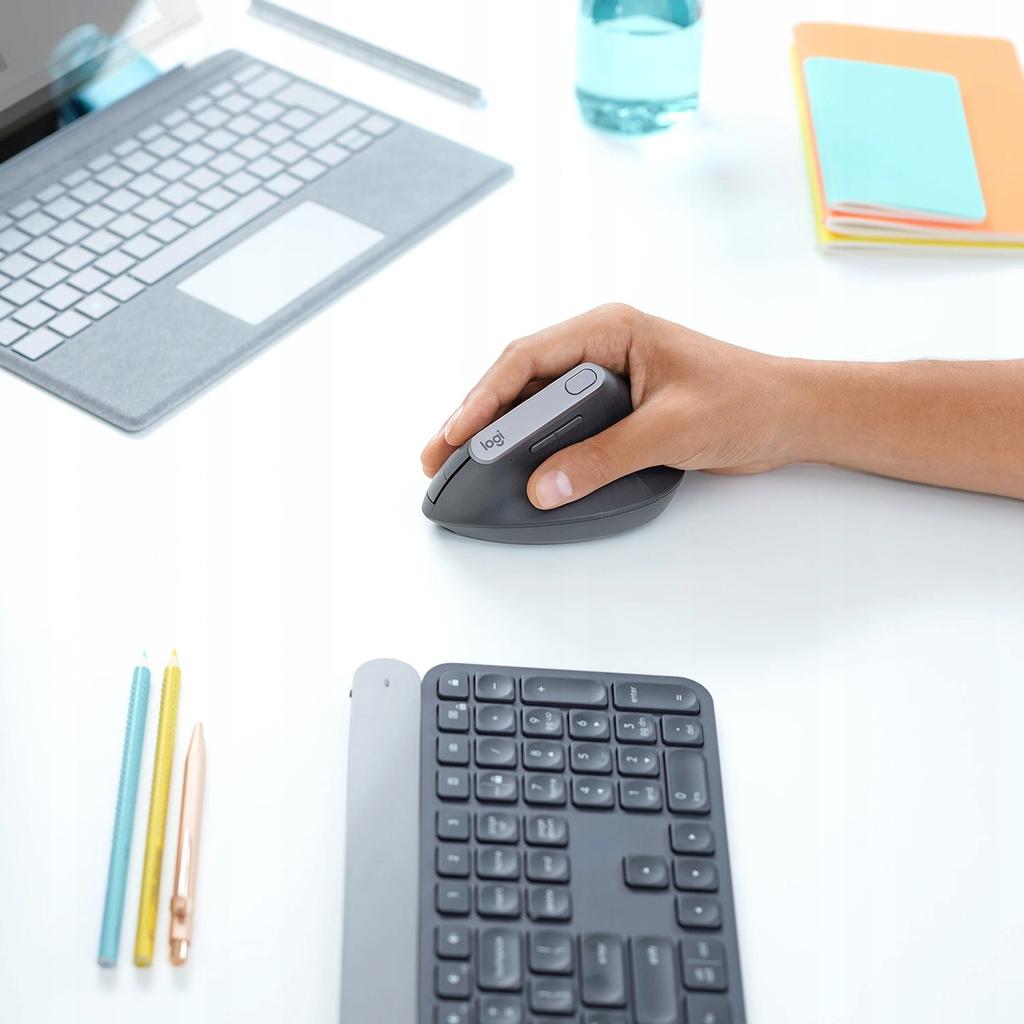 Mysz bezprzewodowa Logitech MX Vertical optyczna czarna