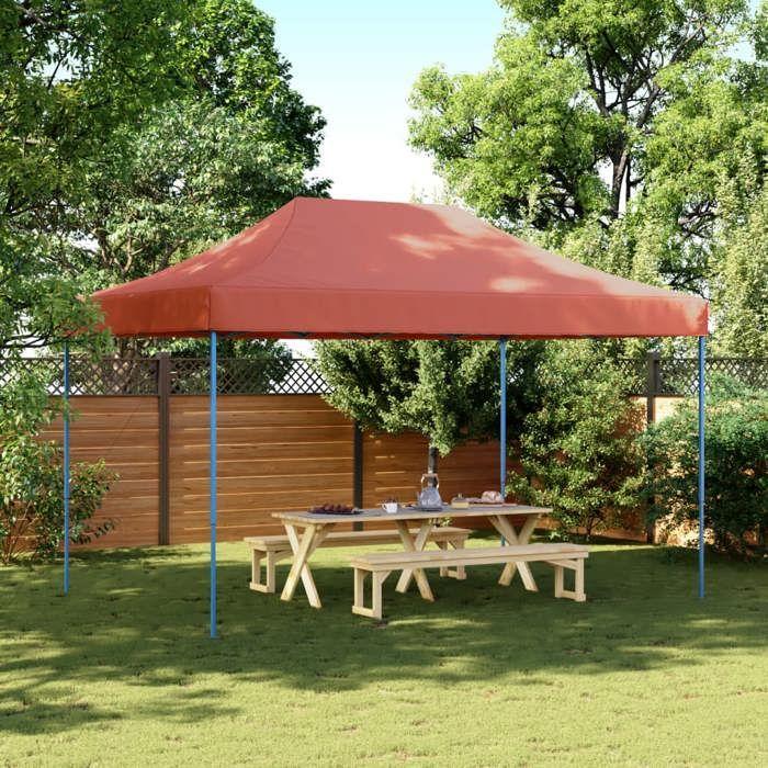 VidaXL Pop-up Folding Reception Tent Terracotta 440x292x315 Cm, Tent, Awning Tent, Gazebo Awning, Tent 4004965