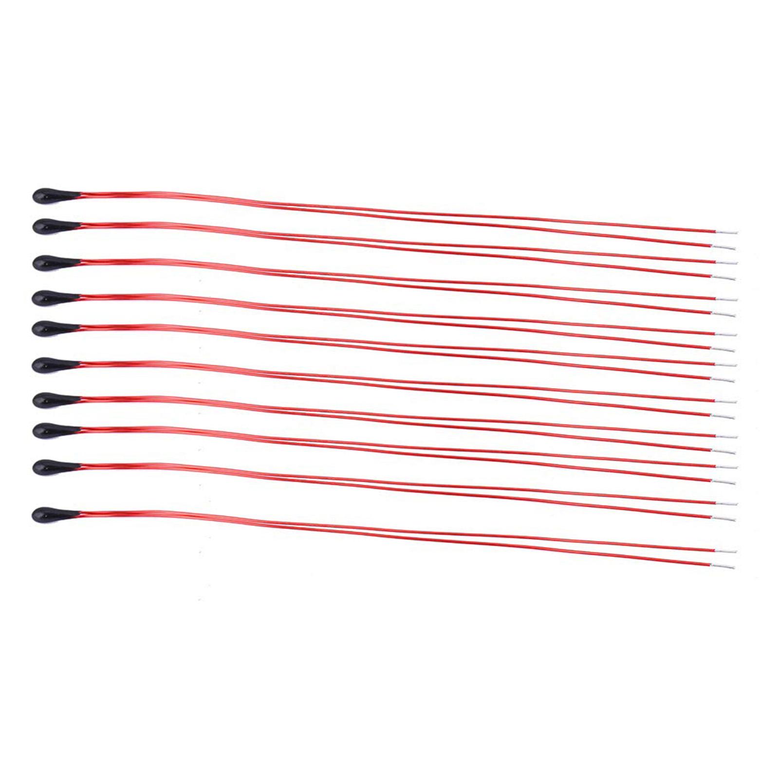 

10pcs Thermistor Resistors Featuring High Sensitivity & Wide Operating Ranges Electronic Circuit Component for Repair 4-50