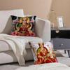 Classical traditional LLakshmi Cushion Cover Throw Pillow Cover Hidden Button Durable Polyester Chair Cushion