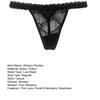 Mutandine da donna con pizzo traforato e ricamo floreale, sottili, senza cuciture, tinta unita, a vita bassa, elastiche, per la notte di nozze in luna di miele