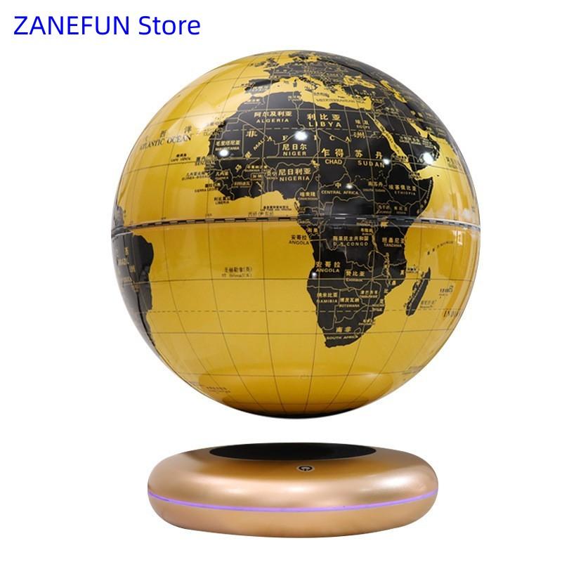 8-tums magnetiskt svävande jordglob 20 cm flytande jordglobslampa LED-ljus ABS-glob Hemma Kontor Dekoration Kreativ Julaffärsgåva