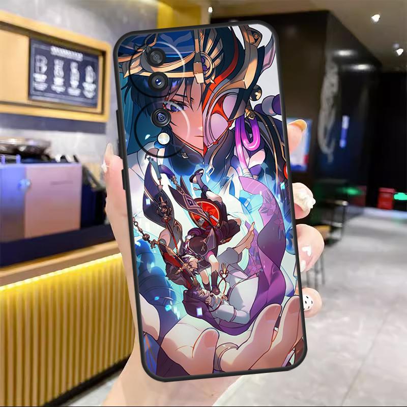 Genshin Impact Case For Honor 90 Lite 70 Lite 50 X8a X9a X7a X6a X7 X8 X9 Magic 5 Pro 4 Lite 9X 8X Coque
