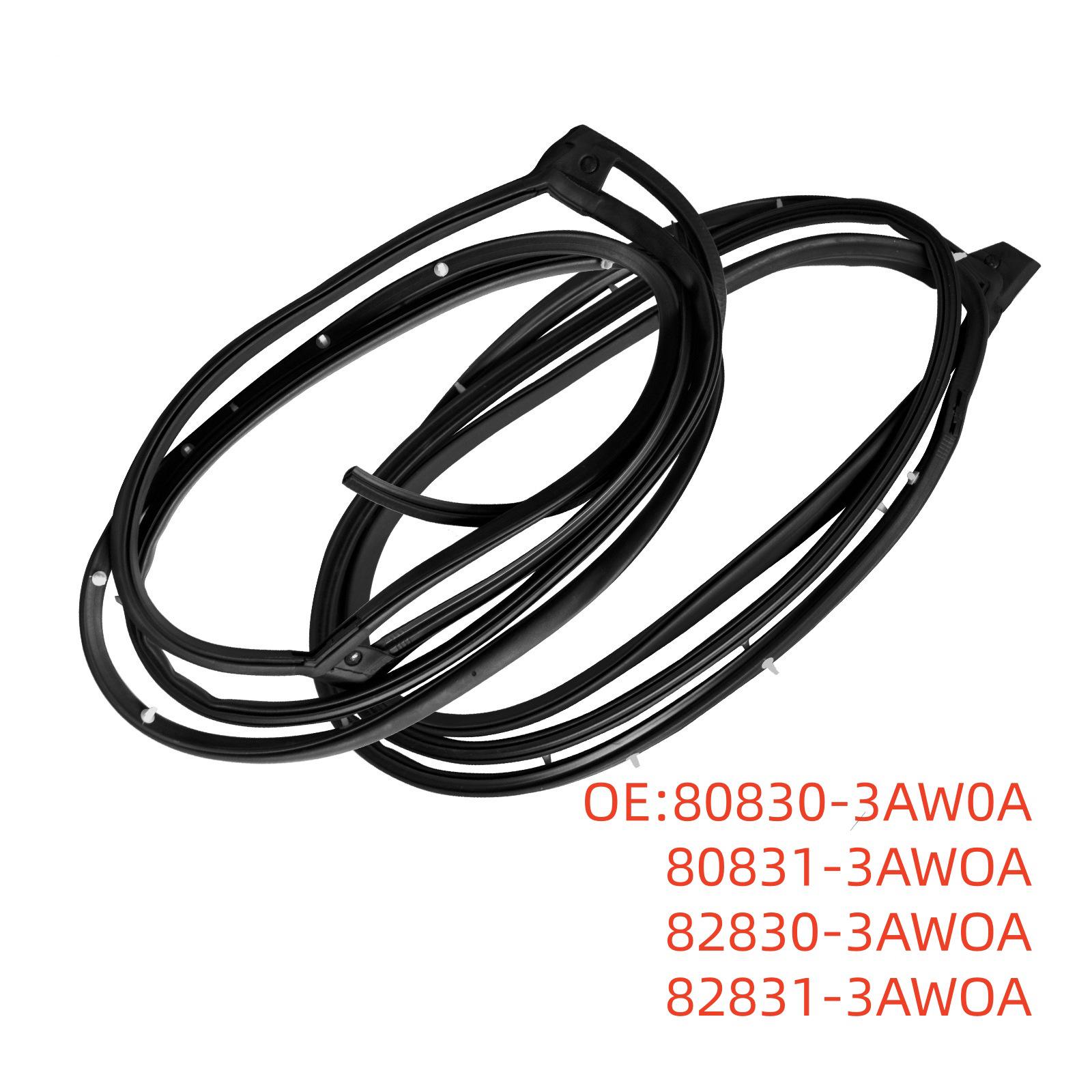 Nissan SUNNY 2010-2014 Уплотнительная лента двери автомобиля 80830-3AW0A 80830-3AW0A, 80831-3AW0A, 82830-3AW0A, 82831-3AW0A