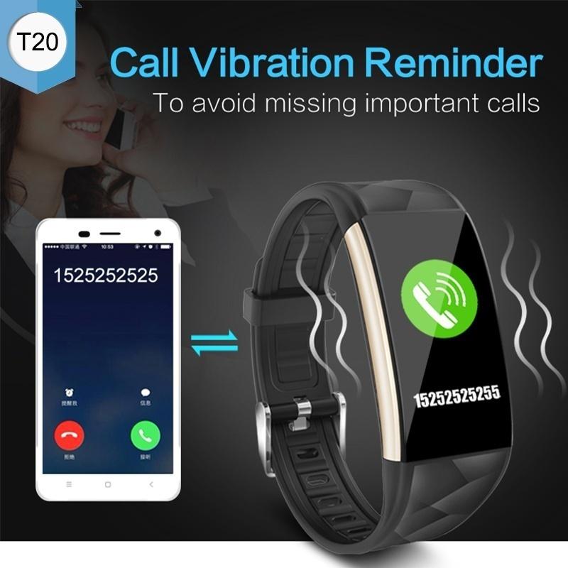 Buy T20 Sport Waterproof Smart Bracelet Support Heart Rate Blood