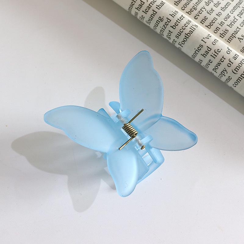 Bezaubernde Schmetterlings-Haarklammer - Mattiertes Design zieht Bienen und Schmetterlinge an