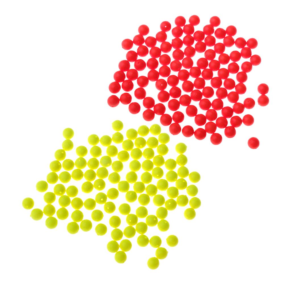 200x Float Bobbers Fishing Ball Indication Eva Foam Strike Sports