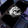 Black Horror Skull Monster Large Extended Gaming Mouse Pad Non Slip Desk Mat Creepy Skeleton Creature Art Keyboard Mouse Pad