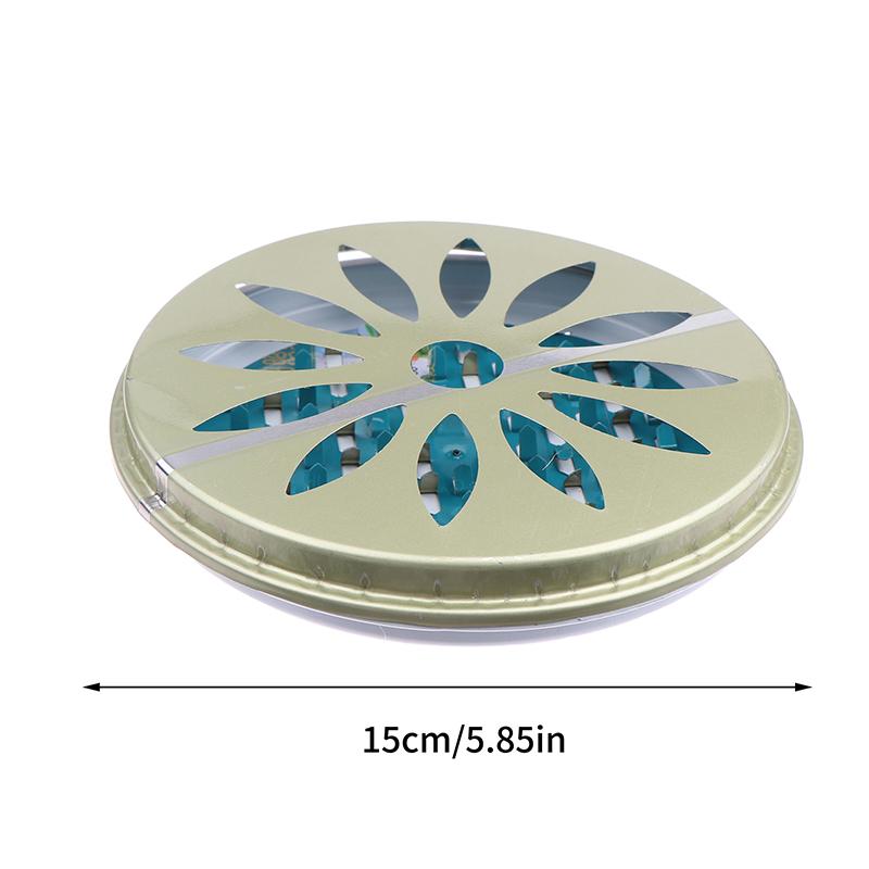 

With Handle Lid Mosquito Coil Tray Holder Home Insect Repellent Anti-fire Sandalwood Incense Burner Box Anti-Mosquito Supplies