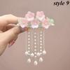 1PC Fashion Elegant Pearl Tassel Hair Claw Clips Hairpins Flower Hair Clip Headwear for Women Girls Hair Accessories