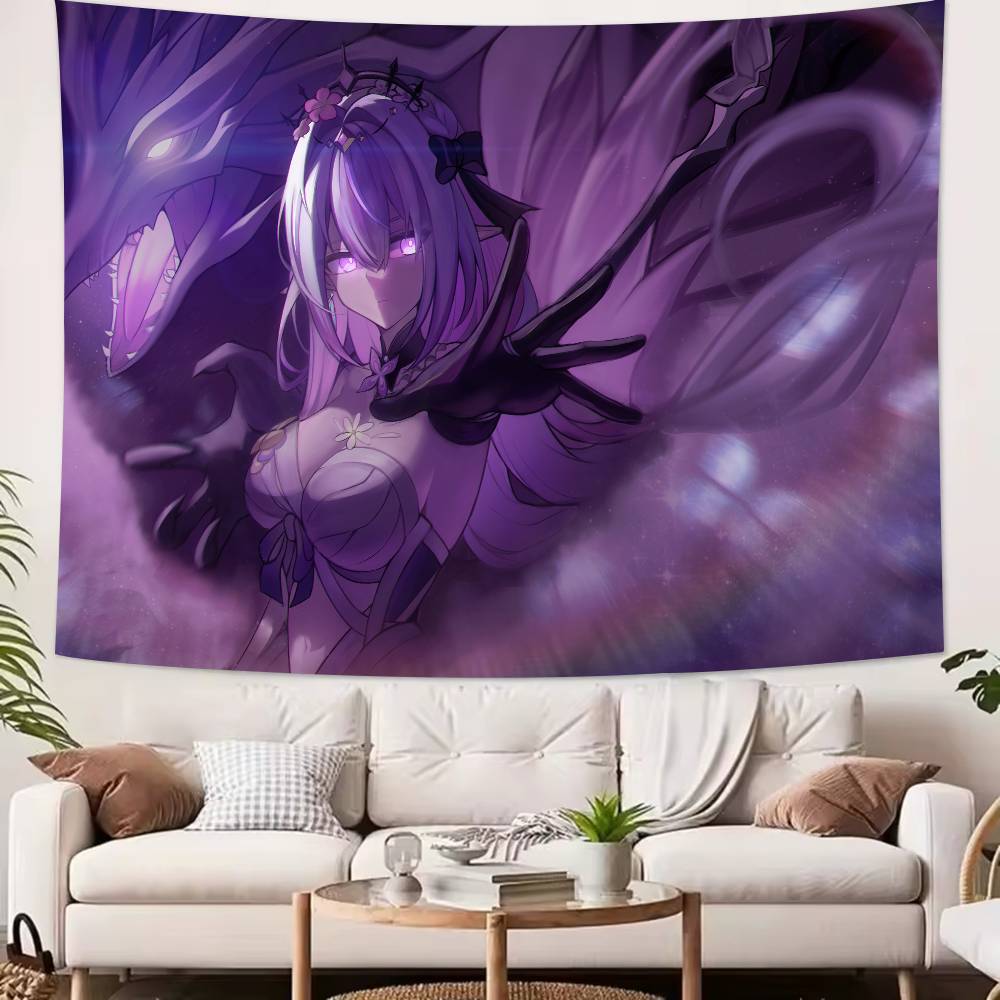 Pretty Hot Castorice Cool Honkai Star Rail Tapestry Popular Room Decoration Wall Tapestry Art Room Home Decor Wall Art Decor