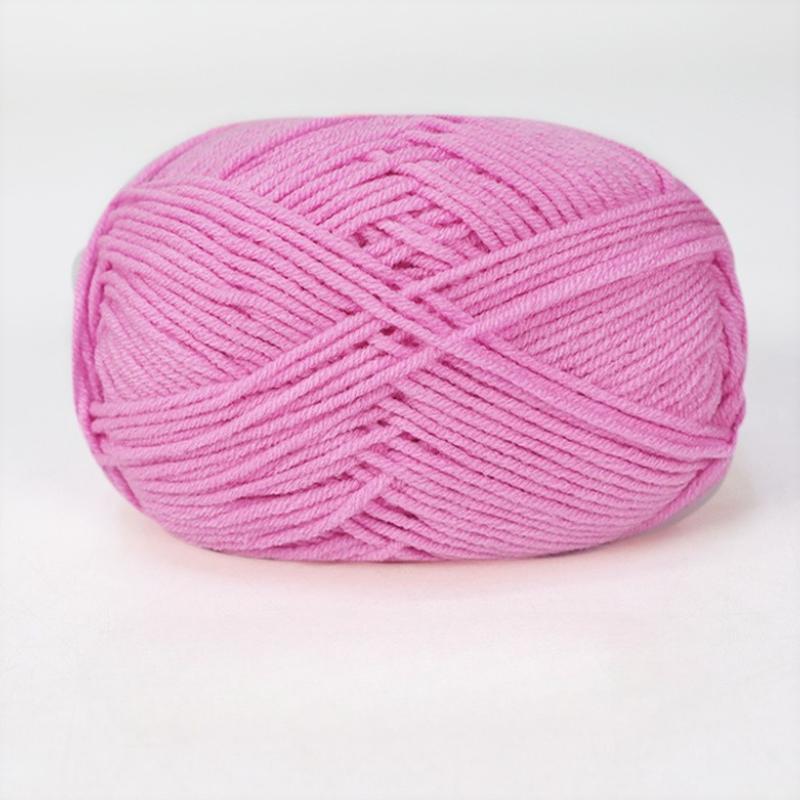 1pc 50g Soft Wool Milk Cotton Yarn Crochet Anti-Pilling Hand Knitting Thread For Cardigan Scarf Hat Baby Sweater Doll Supplies