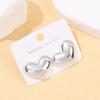Love Acrylic Gold-plated Stud Earrings Are Fashionable, Simple and Sweet, Niche Design, Star Retro Earrings Set.