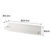 Yamazaki Magnet Kitchen Paper Holder White Approximately W6D5.5H24.5cm Plate Towel Rack 2439