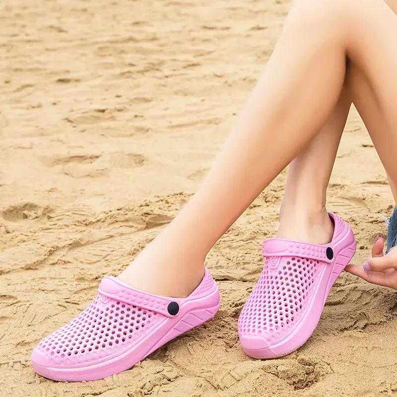 

Тапочки оригинальные женские мужские брендовые сандалии Mujer пляжная повседневная обувь EVA Yees Slidee мужские шлепанцы летние унисекс сабо домашний размер 35-46 36 розовый