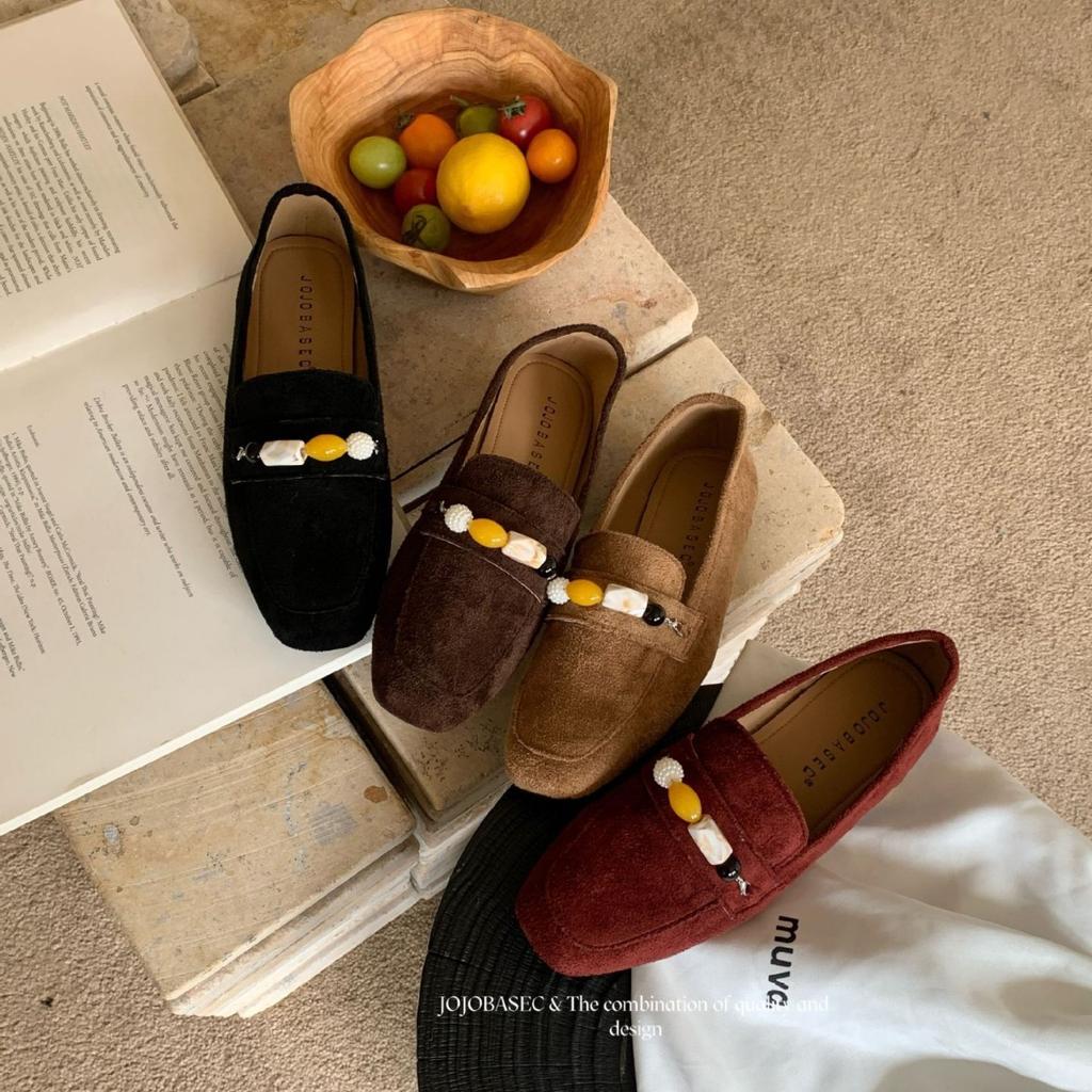 Mori retro brown British style small leather shoes women's shoes 2025 spring and autumn French with skirt loafers single shoes
