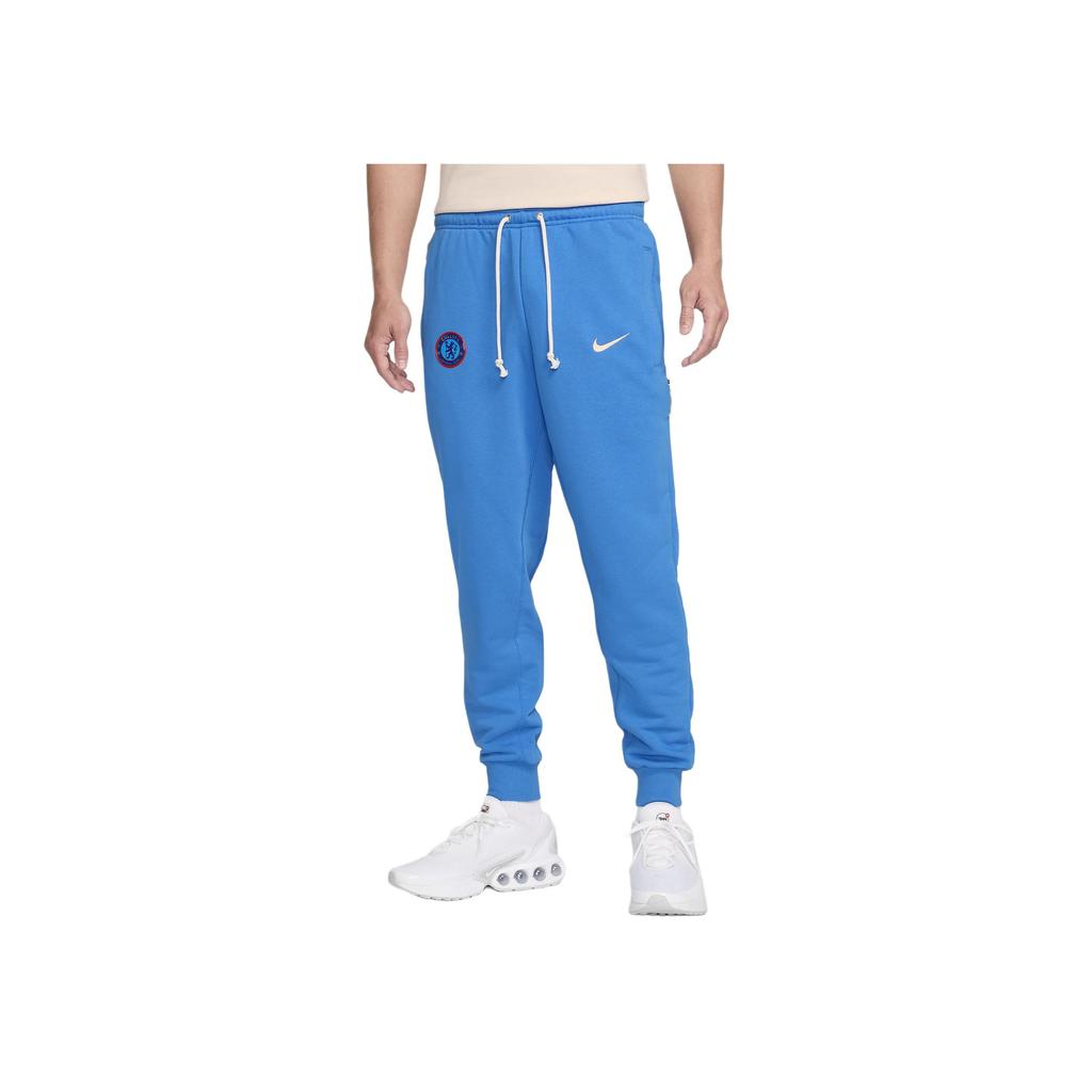 Nike Dri-Fit Chelsea Football Club Lace-Up Casual Sports Pants Men Bottoms Light-Photo-Blue FQ3075-435