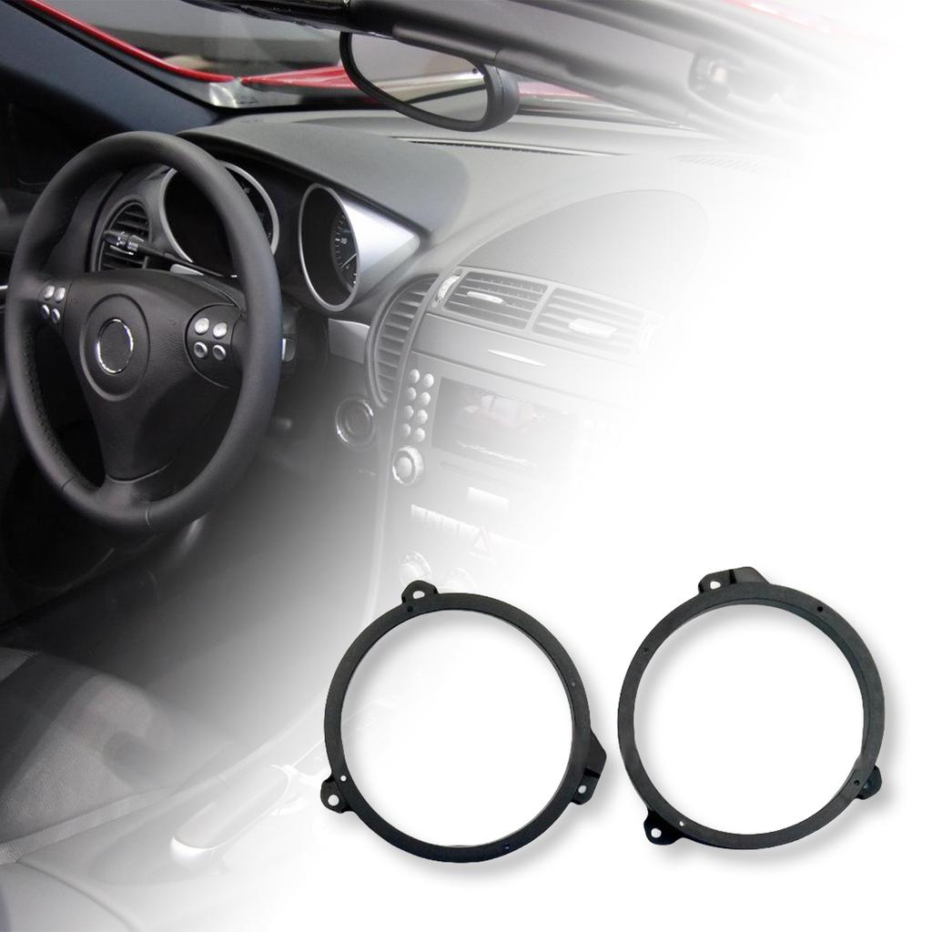 Pair Shockproof Speaker Spacer Brackets Universal Sound Enhancer Gasket Set 6.5inch Replacement Spacer Gasket for Auto