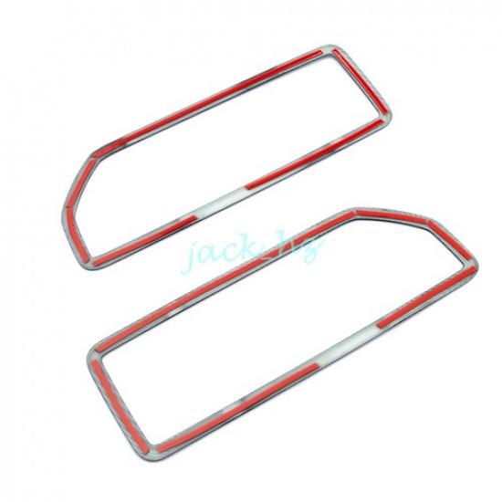 For -2025 Suzuki Jimny Carbon Fiber Rear Bumper Fog Light Cover Lamp Trims