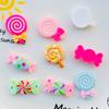 20 Pcs New Cute Kawaii Cartoon Candy Lollipop Resin Cabochon Scrapbooking Diy Jewelry Earwear Craft Decoration Accessories A100