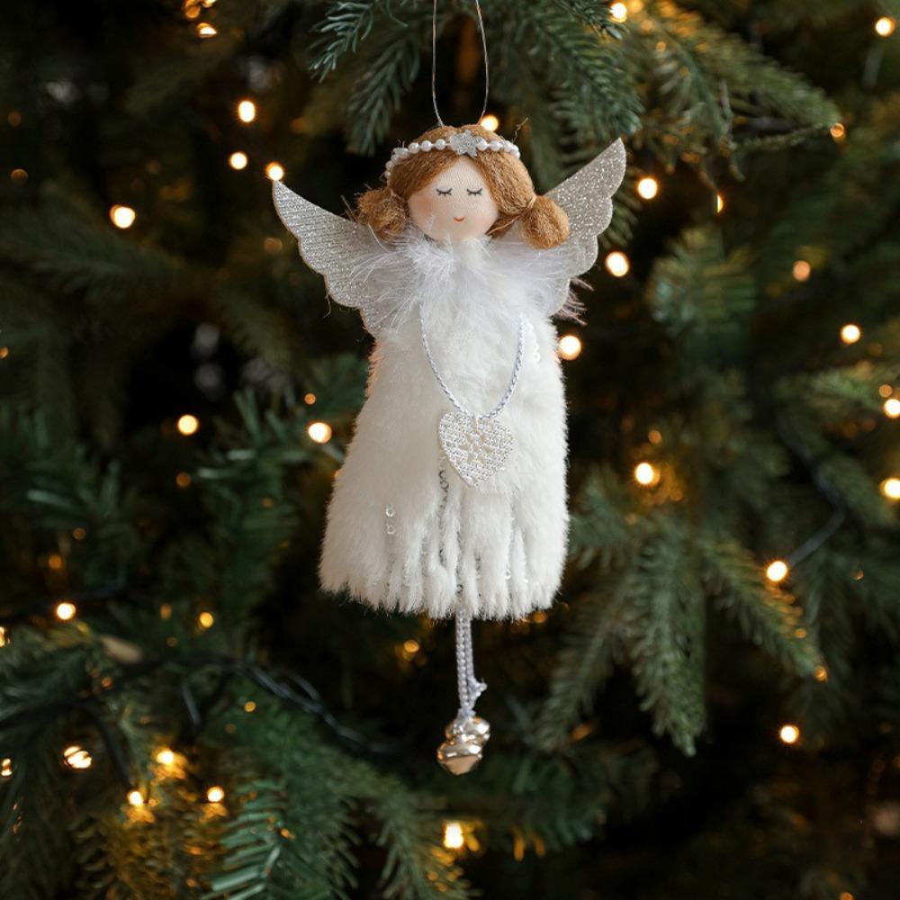Lovely Design Christmas Tree Hanging Pendant Cute Style Hanging Angel Angel Doll  Home Decoration