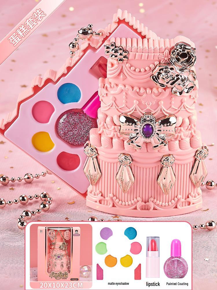 Children's Lipstick Toy Set: Makeup Box for 3-6 Year Old Girls