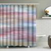 Modern Bathroom Decor Shower Curtain Abstract Watercolor Design For Home Use.