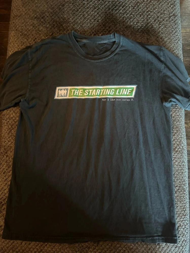 Trend The Starting Line Band Say It Like You Mean It  Full Size S-5XL Unisex T-Shirt XXXXL