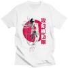 Anime Ghost Soldier Ghost In The Shell Pattern Print Cotton Hot Sale Unisex Shirt Summer New Oversized Neck Unisex Tshirt