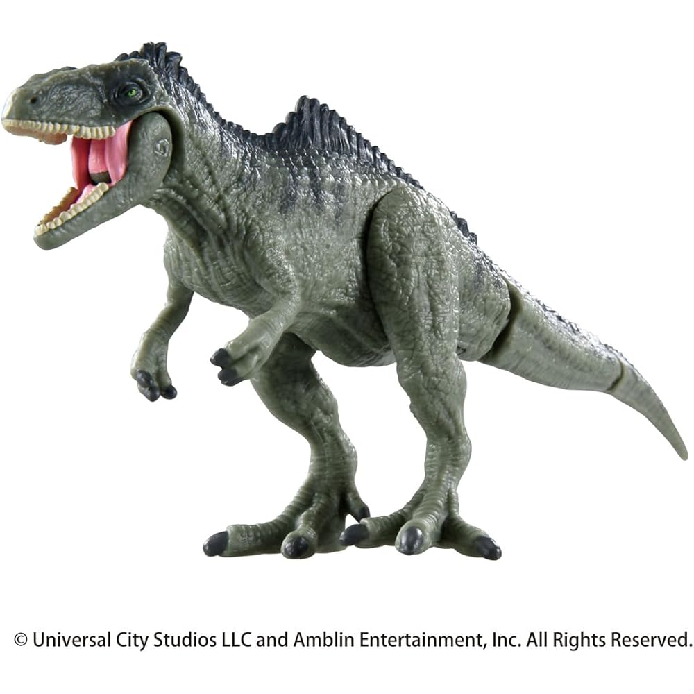 Takara Tomy Ania Jurassic World Giganotosaurus Toy with Battle Card for Ages 3 and Up