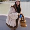 Lazy Wind Imitation Mink Fleece Fur Coat Women's Winter New Thickened Coat Wool Cotton Coat Cotton Coat