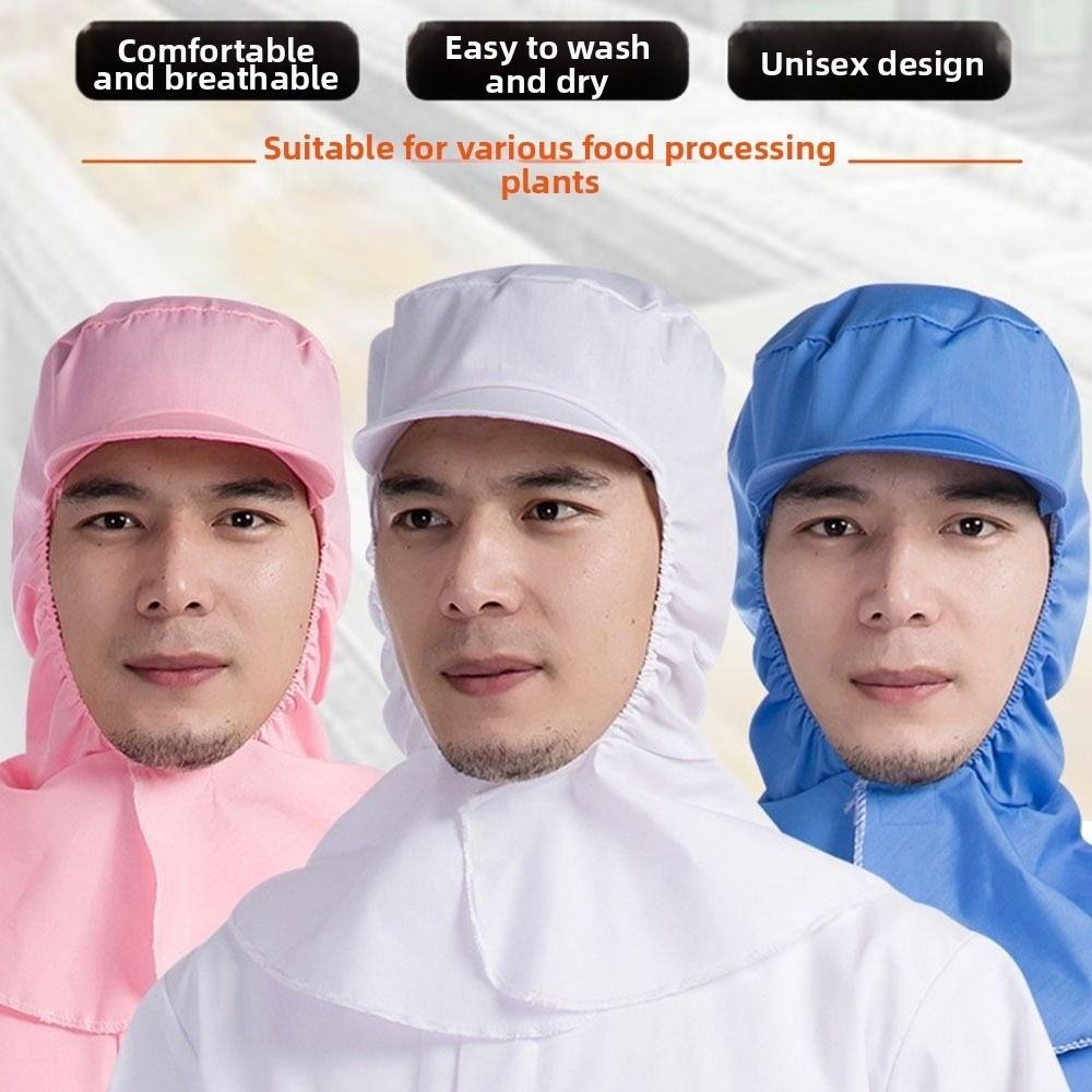 Breathable Dust-free Shawl Hat Neck Protector Workshop Work  Hat  Industrial Use