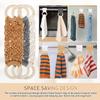 Cotton Rope Macrame Towel Holder Wooden Ring Towel Ring Holder New Wall Towel Rack  Bathroom