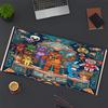 Podložka pod myš s potiskem Five Nights at Freddy's, pro podložku pod klávesnici, podložka pod notebook PC pro kancelářské použití doma, dekorace stolu, perfektní dárek k narozeninám pro hráče
