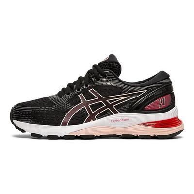 Gel Nimbus 21 'Black Laser Pink' Women's 1012A156-002