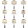 Chinese Round Square Ceiling Lights Fixtures Fabric for Living Room Aisle Shade Mounted Lampa Sufitowa Japanese Led Ceiling Lamp