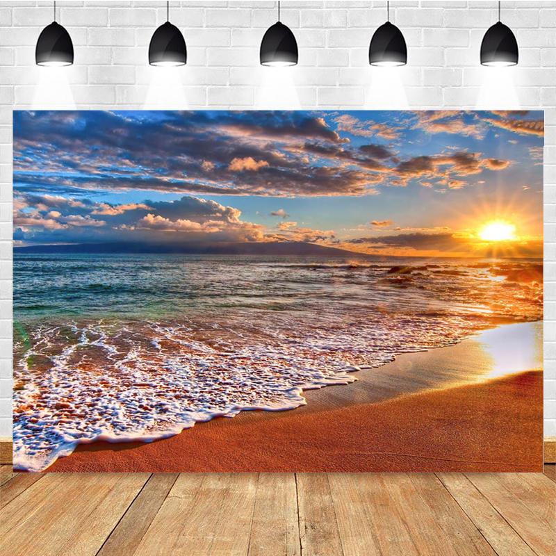 Mocsicka Natural Scenery Photography Background Sunny Beach Decoration Portrait Backdrop Professional Prop Studio