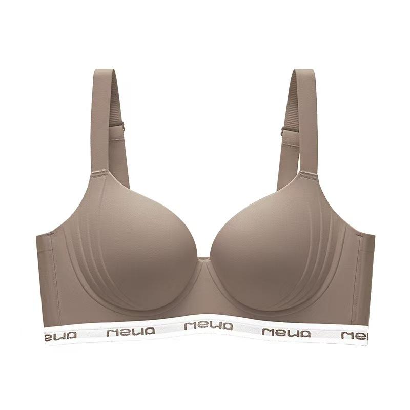 Thin large breasts, small seamless underwear, women's breathable lift, gather and close secondary breasts, anti-sagging adjustment large size bra