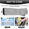 Breathable HPPE Cut Resistant Anti-Puncture Gloves Arm Protection Gloves Arm Sleeve  Long Arm Cover Work Safety Protective
