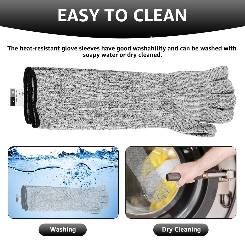 Breathable HPPE Cut Resistant Anti-Puncture Gloves Arm Protection Gloves Arm Sleeve Long Arm Cover Work Safety Protective