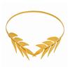 Corona a foglia inossidabile lucido squisito colore solido copricapo da sposa accessori per abiti da sposa regina tiara corona copricapo da donna