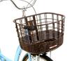 OGK Giken Front Basket FB-037K (Rattan-Style Front Fashion Basket) Black for Bicycles