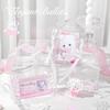 Ballet Series Transparent PVC Card Holder with Ribbon 3 Inch Kpop Photocard Frame Lovely Photocard Sleeves for Girl Bag Pendant
